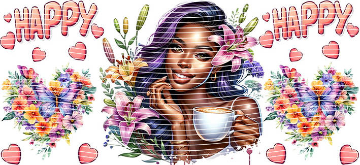 16oz Sunflower Girl-SU-118